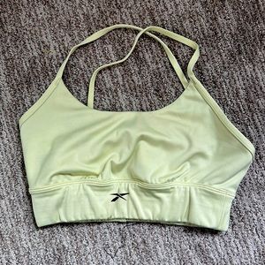 Off Yellow Reebok Sports Bra